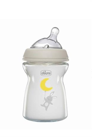 CHİCCO 81221 BİBERON CAM NAT. FEELİNG DES.250ML 