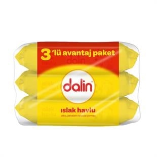 DALİN 3LÜ AVANTAJLI ISLAK HAVLU 56*3LÜ