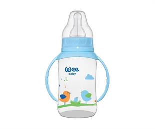 WEE 744 BİBERON KULPLU PP DESENLİ 150 ML