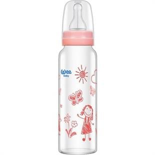 WEE 772 BİBERON CAM ISIYA DAYANIKLI 240 ML.