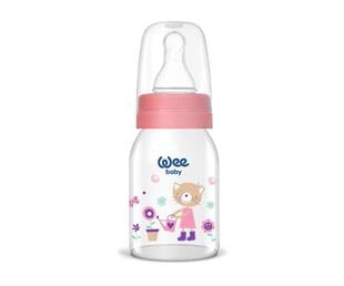 WEE 877 BİBERON CAM SİL.KİRAZ UÇ 125 ML