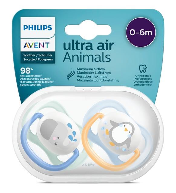 AVENT SCF080/05 EMZİK 2Lİ ULTRA AİR ANİMALS 0-6M E
