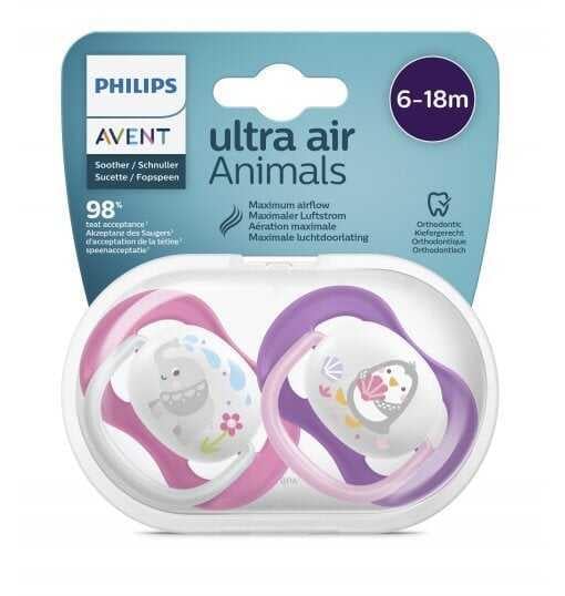 AVENT SCF080/05 EMZİK 2Lİ ULTRA AİR ANİMALS 0-6M E