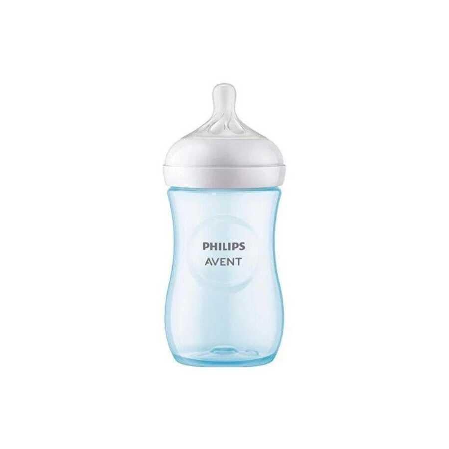 AVENT SCY903/21 BİBERON NATUREL MAVİ 260ML 1M+