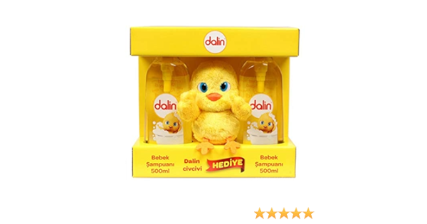 DALİN ŞAMPUAN PAKETİ PELUŞ CİVCİVLİ 2*500 ML.