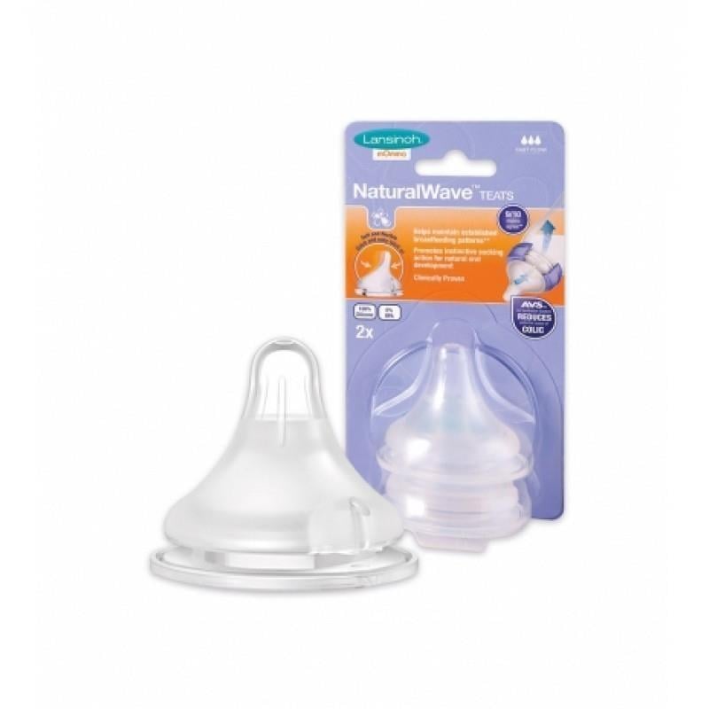 LANSİNOH BİBERON EMZİĞİ NATUREL WAVE HIZLI AKIŞ