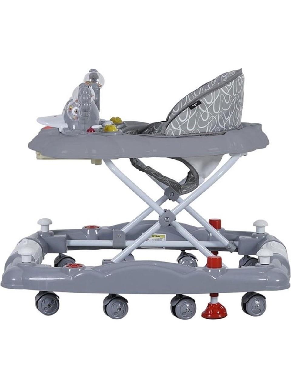 SUNNY 9228 YÜRÜTEÇ MÜZİKLİ SALLANIR KİDDY GRİ