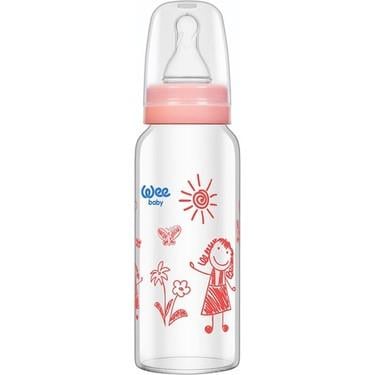 WEE 771 BİBERON CAM ISIYA DAYANIKLI 180 ML.