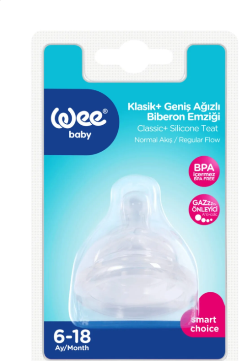 WEE 823 BİBERON EMZİĞİ SİLİKON NORMAL AKIŞ NO:2