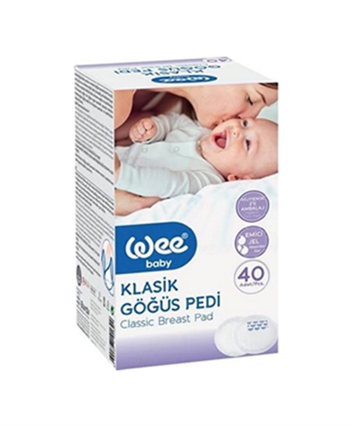 Wee Baby Göğüs Pedi 40 lı Paket Yeni Ük.132