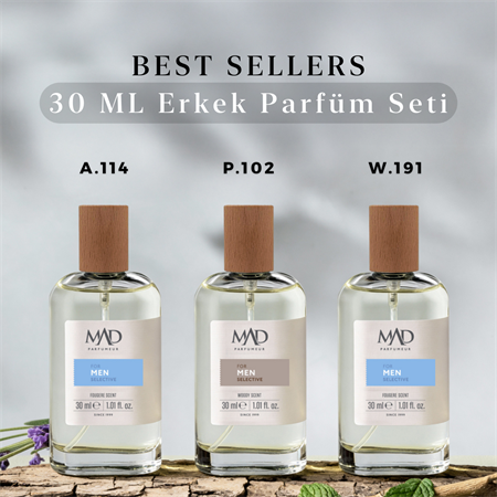 Mad Çok Satanlar Selective Erkek Parfüm Seti– 30 ml Üçlü SetMad Parfüm30 ml