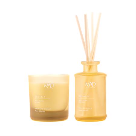 Mad Wellbeing Dreamy 190 ml Ortam Kokusu ve 200 gr Mum Seti