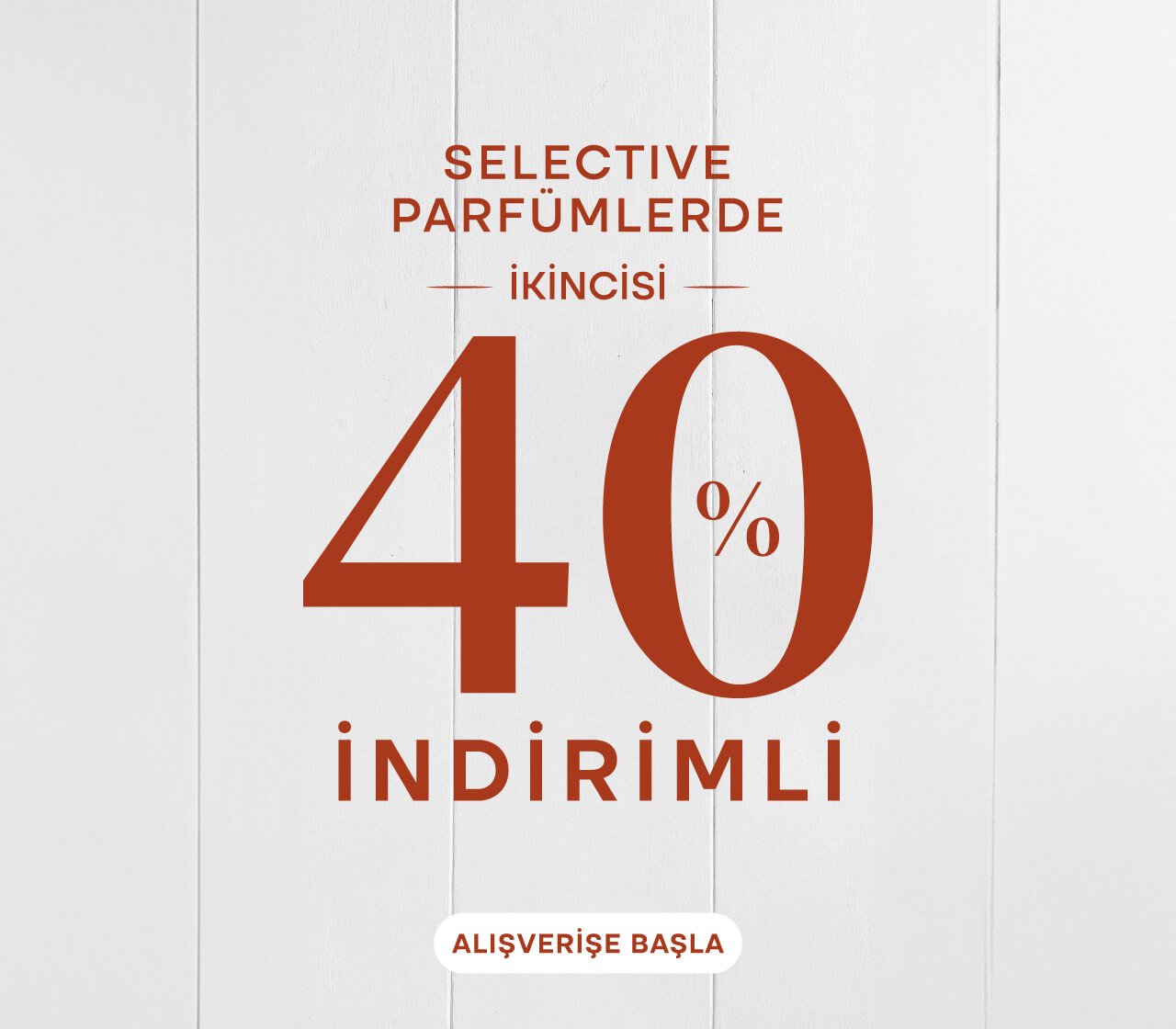 Seçili Selective Parfümlerde İkincisi %40 İndirimli