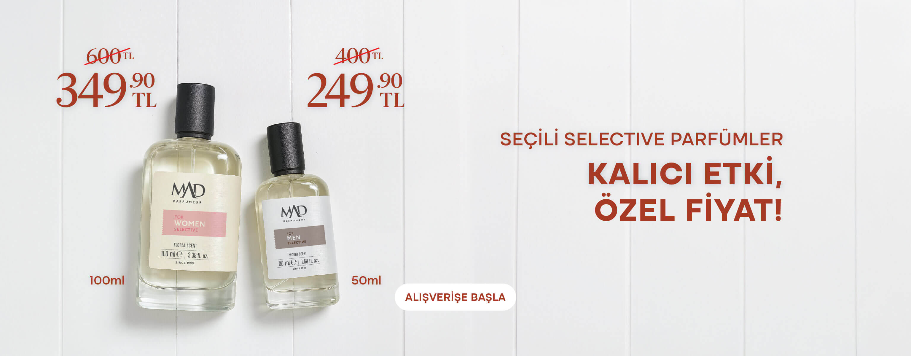 Seçili Selective Parfümlerde Özel Fiyat Avantajı!