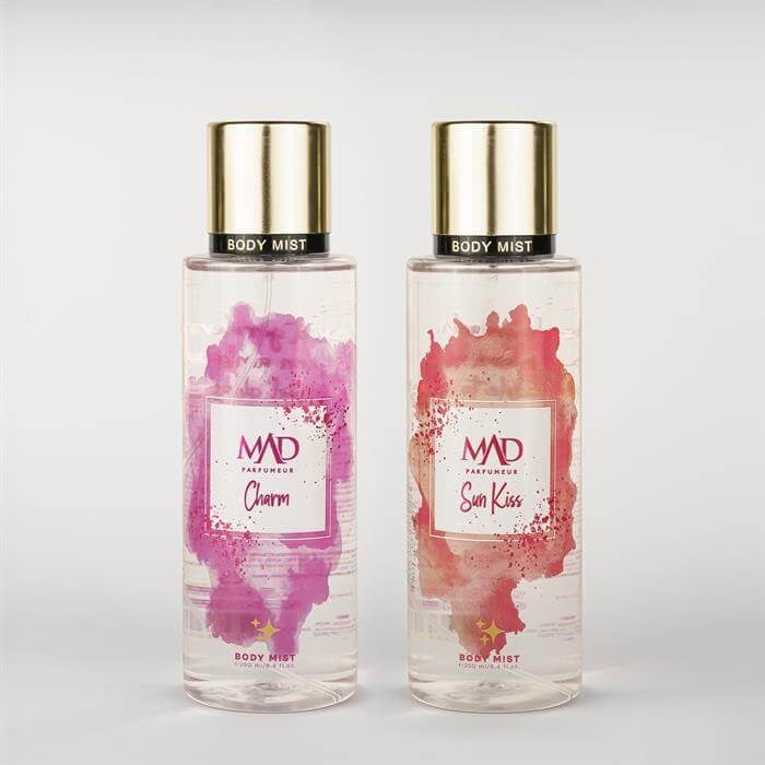 Charm ve Sun Kiss 250 ml 2li Body Mist SetiMAD Parfumeur250 ml