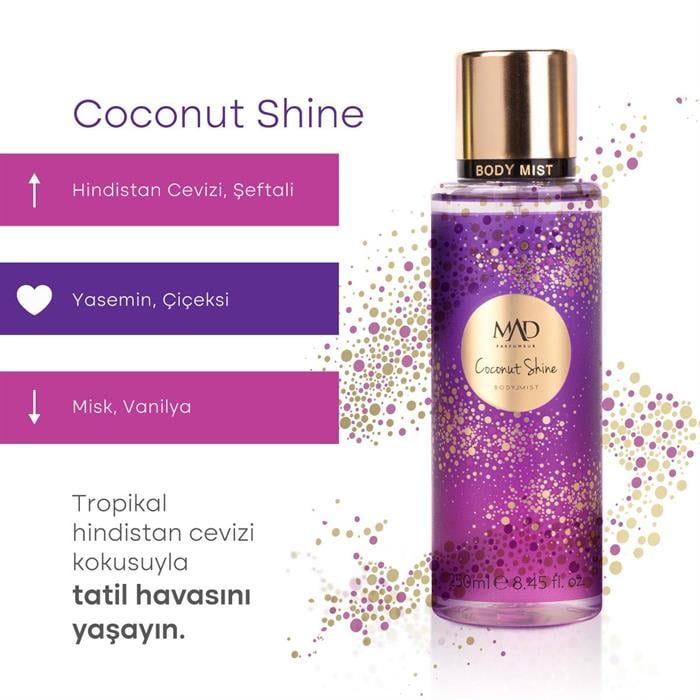 Mad Coconut Shine 250 ml Body MistMAD Parfumeur250 ml