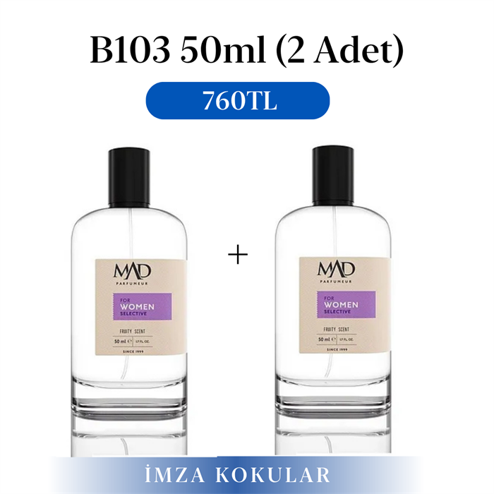 Mad Parfüm 2 Adet 50 ml B103 Selective Parfüm SetiMad ParfümSelective