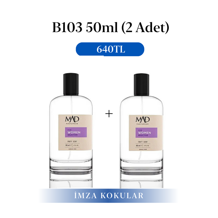 Mad Parfüm 2 Adet 50 ml B103 Selective Parfüm SetiMad Parfüm50 ml