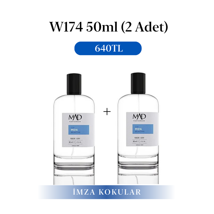 Mad Parfüm 2 Adet 50 ml W174 Selective Parfüm SetiMad Parfüm50 ml
