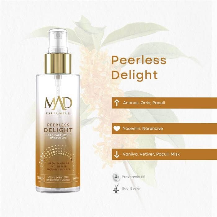 Mad Peerless Delight 160 ml Saç ParfümüMAD ParfumeurHair Perfume