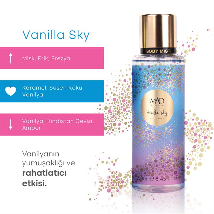 Mad Vanilla Sky 250 ml Body MistMAD Parfumeur250 ml