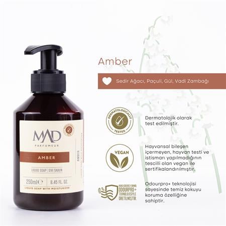 Mad Amber Sıvı Sabun 250 mlMAD ParfumeurSıvı Sabun