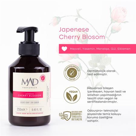 Mad Japanese Cherry Blossom Sıvı Sabun 250 mlMAD Parfumeur250 ml