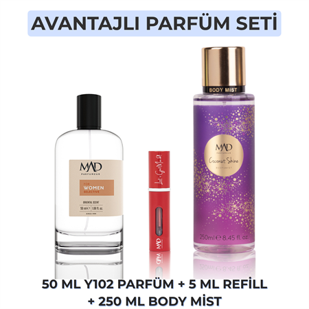 Mad Parfüm 50 ml Selective + Refill + 250 ml Body Mist SetiMad Parfüm50 ml