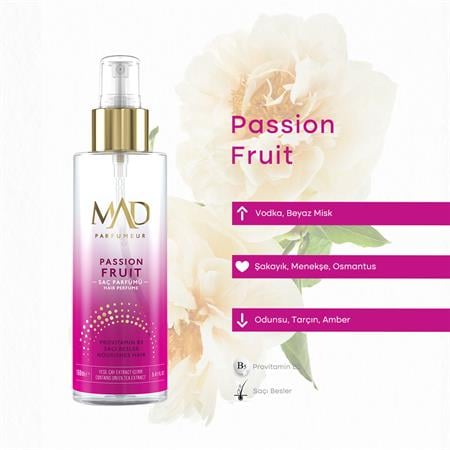 Mad Passion Fruit 160 ml Saç ParfümüMAD ParfumeurHair Perfume