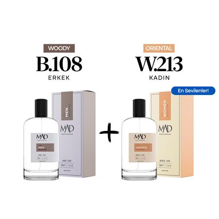 W213 Kadın B108 Erkek 50 ml 2li Selective Parfüm SetiMAD ParfumeurSelective