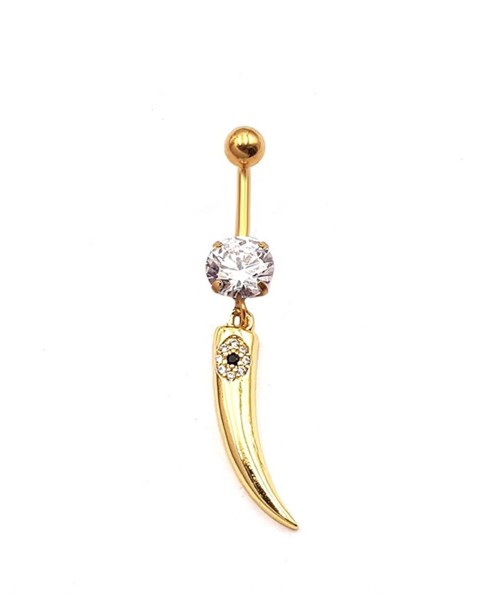 ​​Welch Çelik Göbek Fil Dişi Piercing