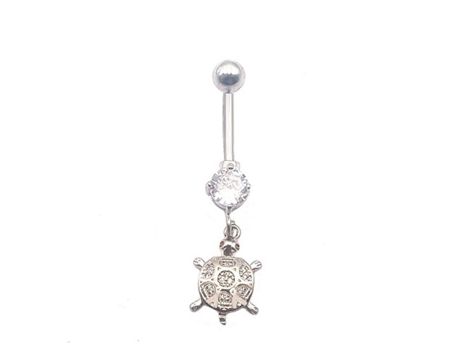 ​​Welch Çelik Göbek Kaplumbağa Piercing