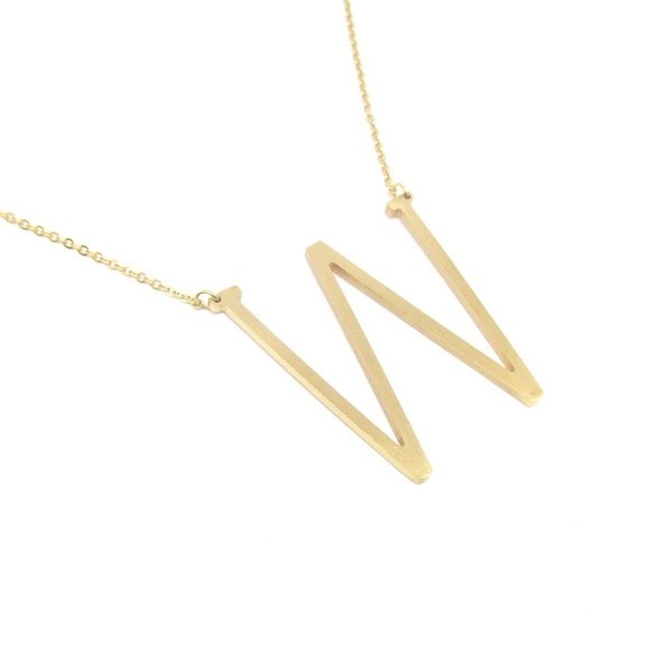 ​​​​​​​​​​​​​​​​​​​​​​​​​​​​​​ Welch Çelik Gold W Harfli Kadın Kolye