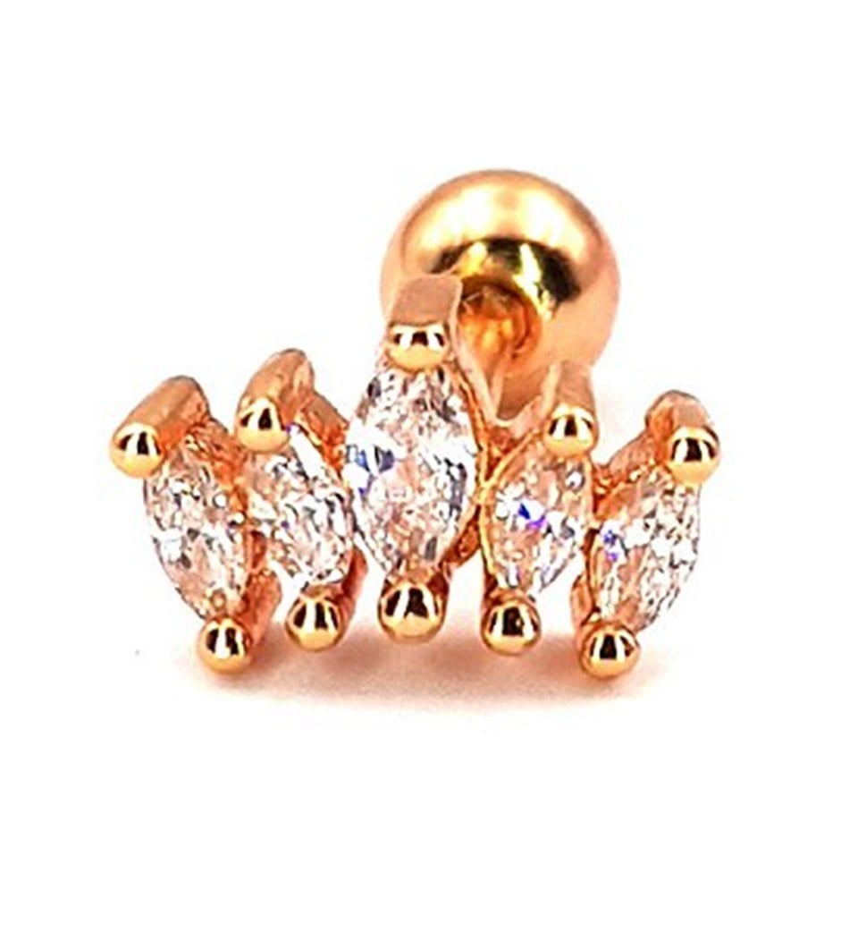 ​​​Welch Steel Helix Tragus Piercing