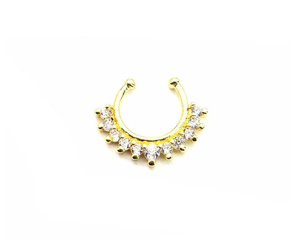 ​​​​​​​​Welch Çelik Taşlı Burun Hızma Piercing