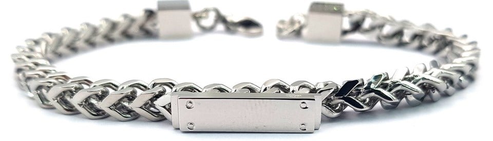 Welch Steel Stone Chain Bracelet
