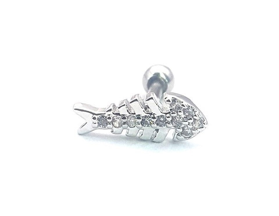 ​​​​​​​​​​​​​​Welch Çelik Tragus Balık Piercing