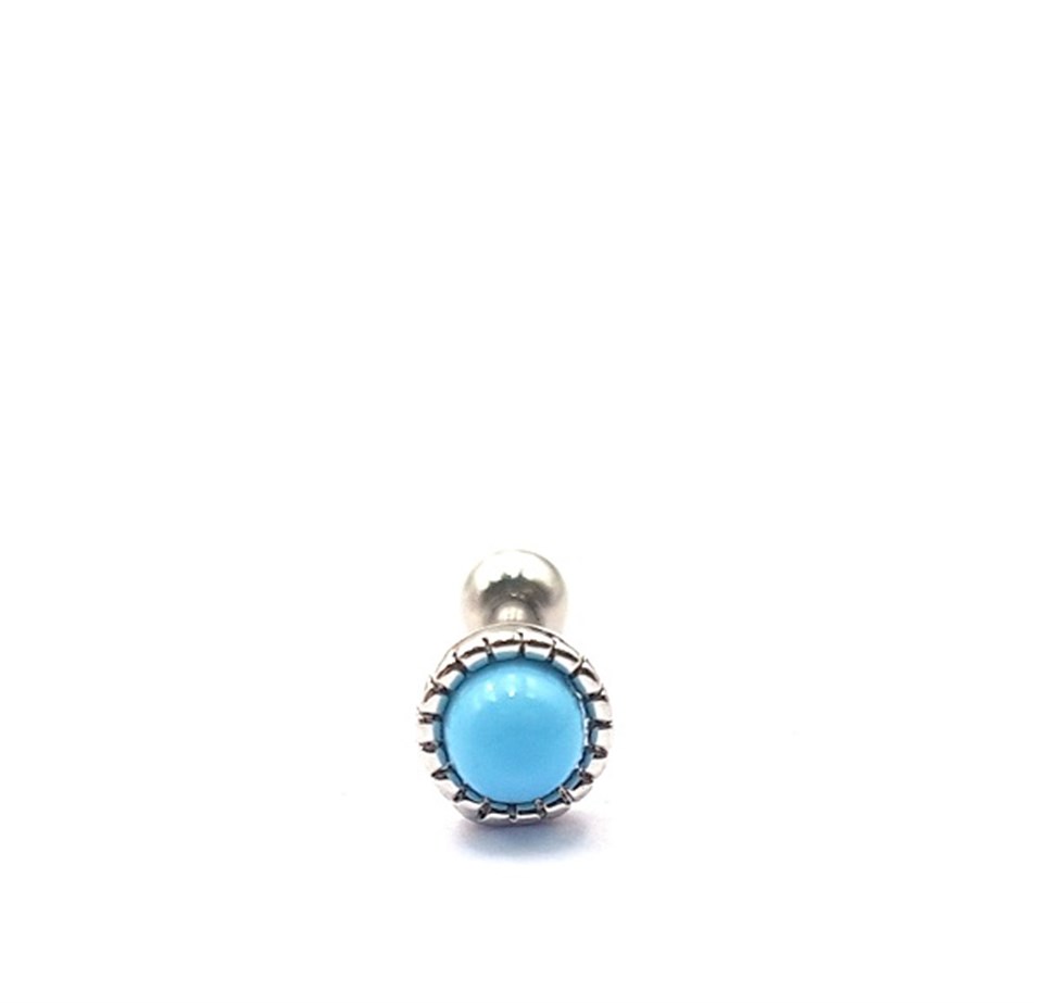 ​Welch Çelik Tragus Helix Opal Taşlı Piercing