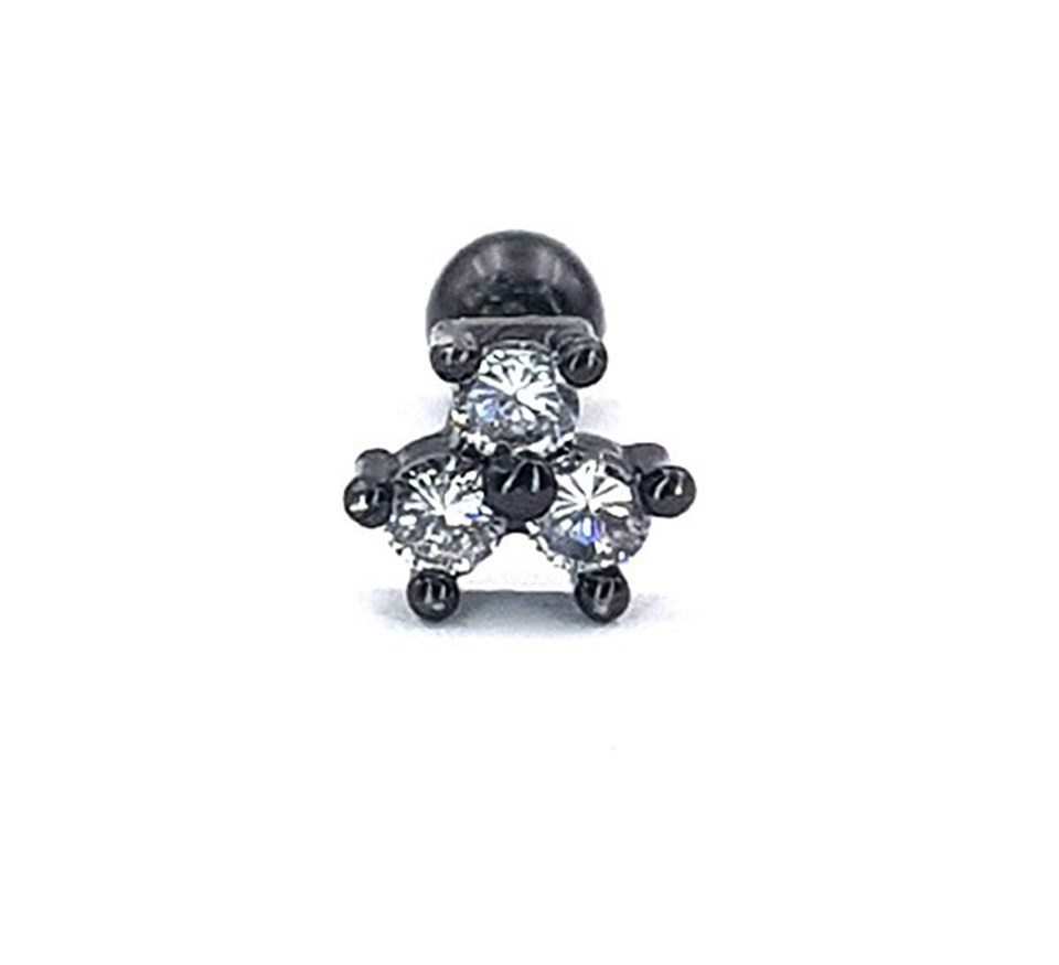 ​​​​​​​​​ ​​​Welch Çelik Tragus Taşlı Piercing
