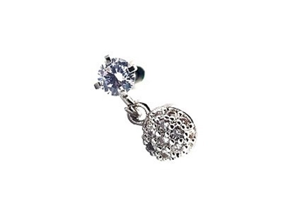 ​​​​​​​​​​​​Welch Çelik Tragus Taşlı Piercing
