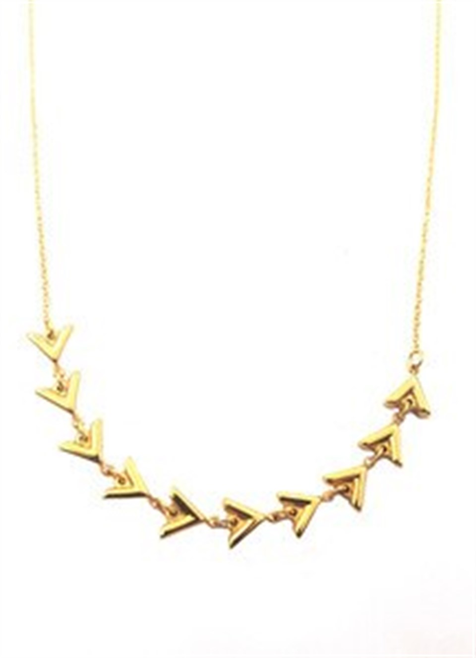 Welch Steel Triangle Womens Necklace