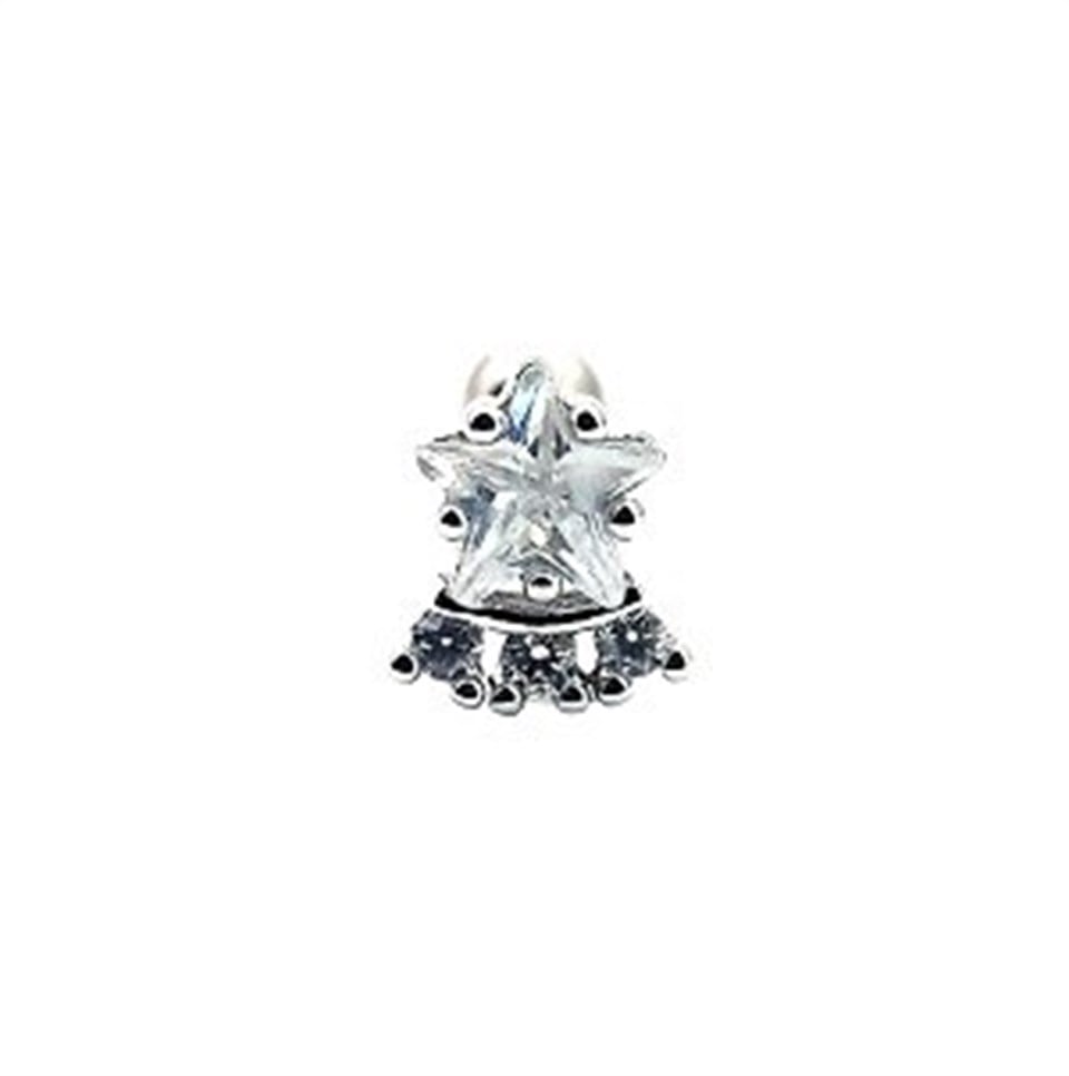 ​​​​​​​​​​​​​​​Welch Çelik Yıldız Tragus Piercing