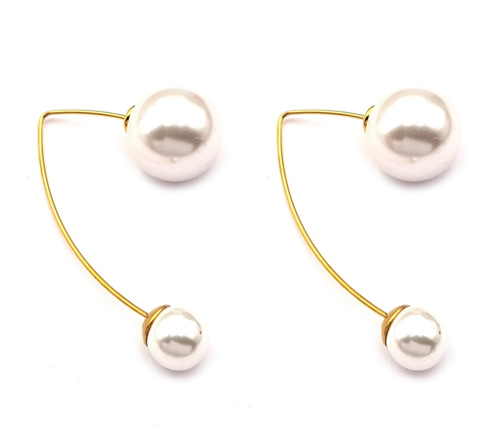 ​​​​​​​Welch Gold Çelik İncili Küpe