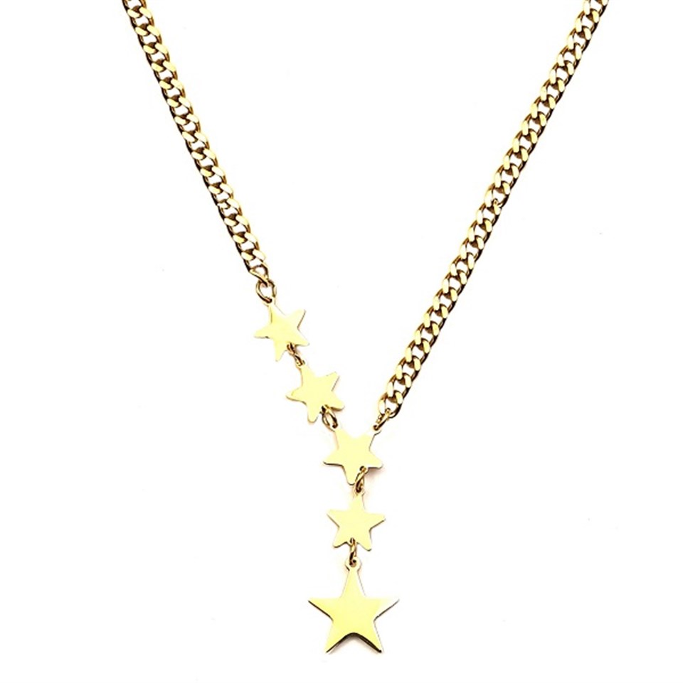 ​​​​​Welch Gold Çelik Yıldızlı Kolye