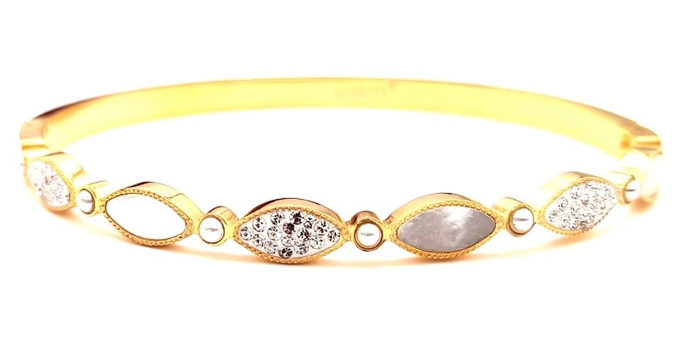 ​​​​Welch Gold Taşlı Çelik Bileklik