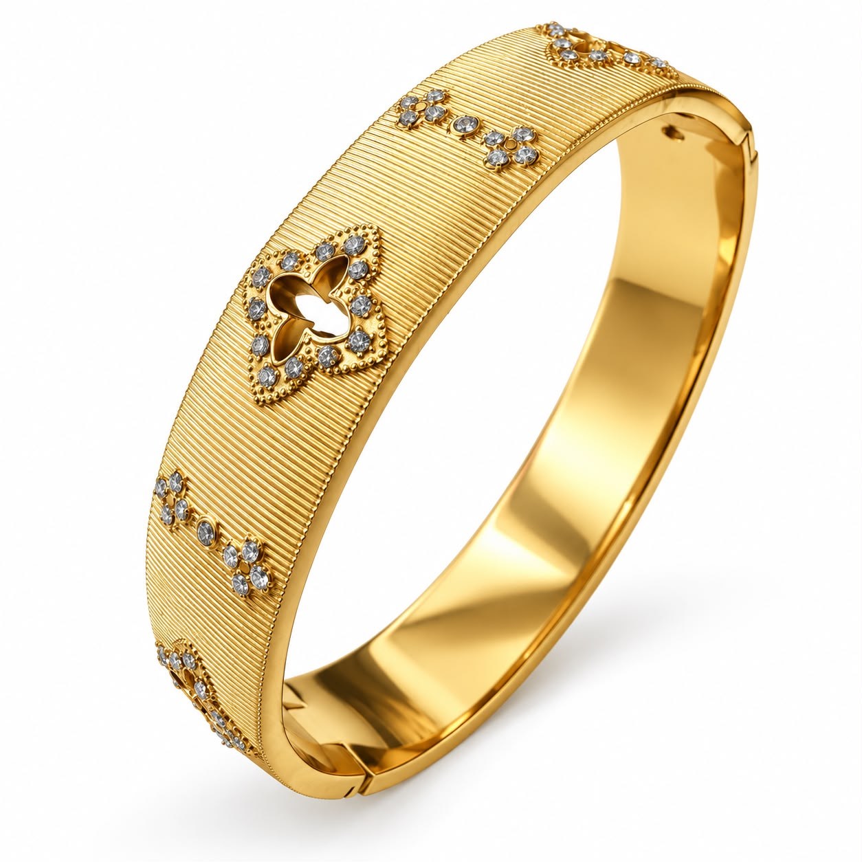 ​Welch Gold Taşlı Çelik Bileklik