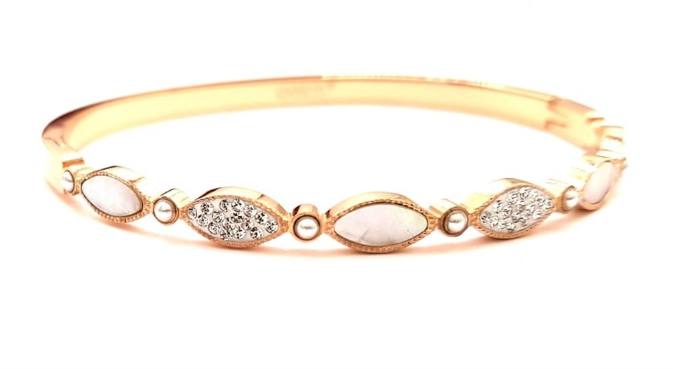 ​​​​Welch Rose Taşlı Çelik Bileklik