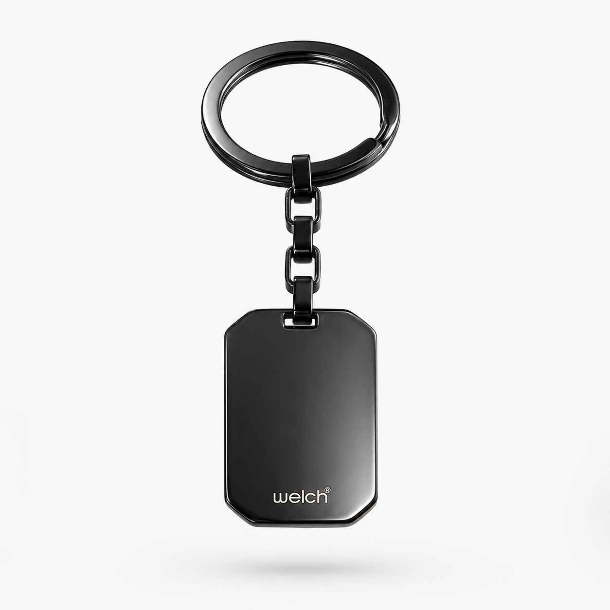 ​Welch Black Steel Keychain