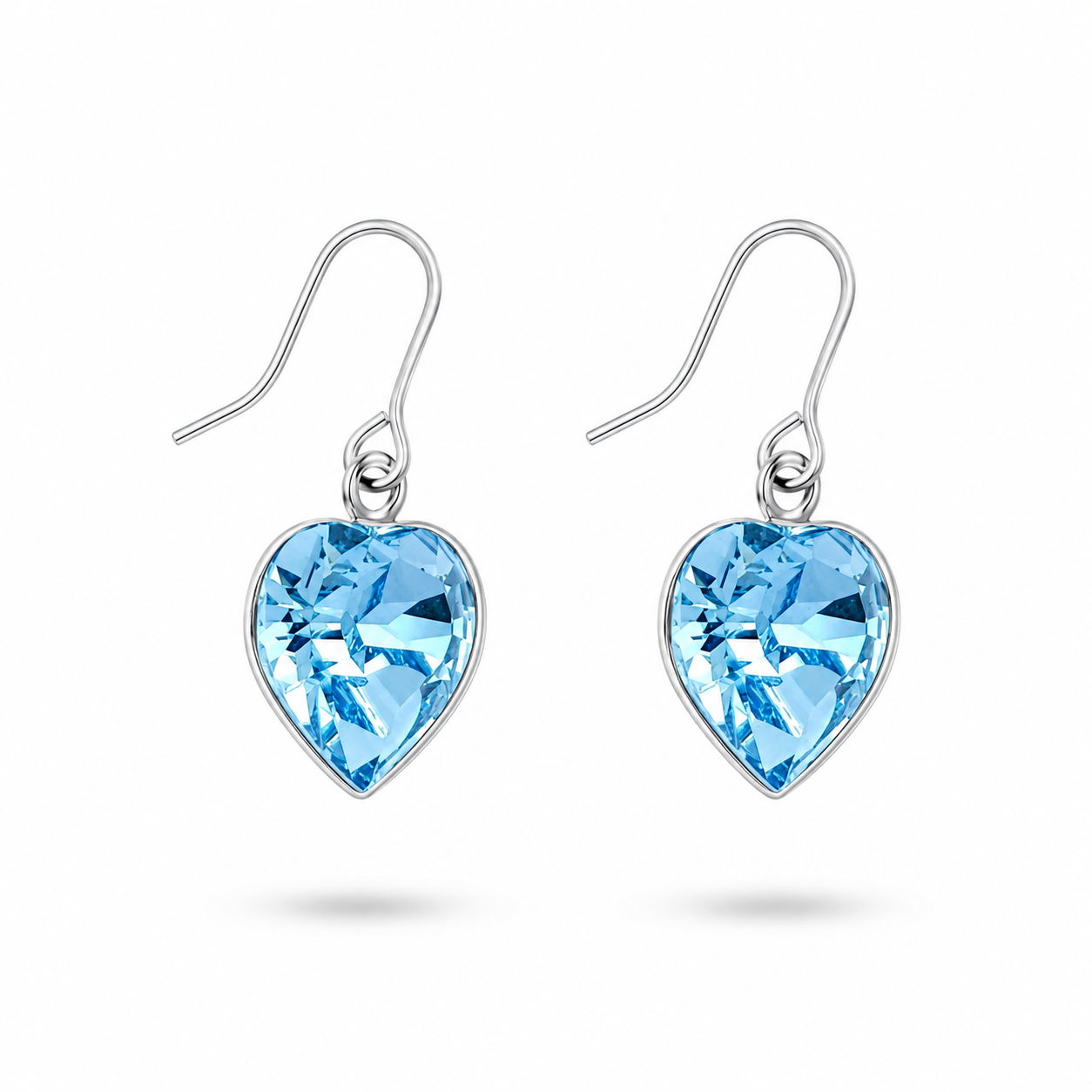 ​Welch Swarovski Taşlı Kalp Küpe ​Welch Swarovski Taşlı Kalp Küpe 