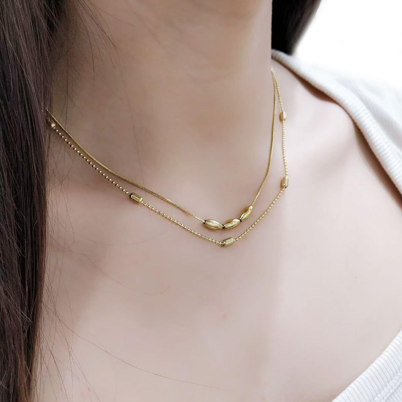 Welch Gold Ezme Zincirli Çelik Kolye